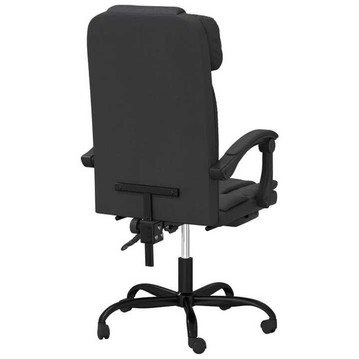 Ergonomic Faux Leather Reclining Office Chair, Black - Adjustable, Comfortable & Stylish - Premium  from Home Treasures - Just £89.99! Shop now at Home Treasures