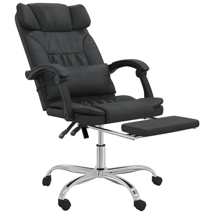 Luxurious Faux Leather Massage Reclining Office Chair - Black | Ergonomic & Adjustable - Premium  from Home Treasures - Just £133.99! Shop now at Home Treasures