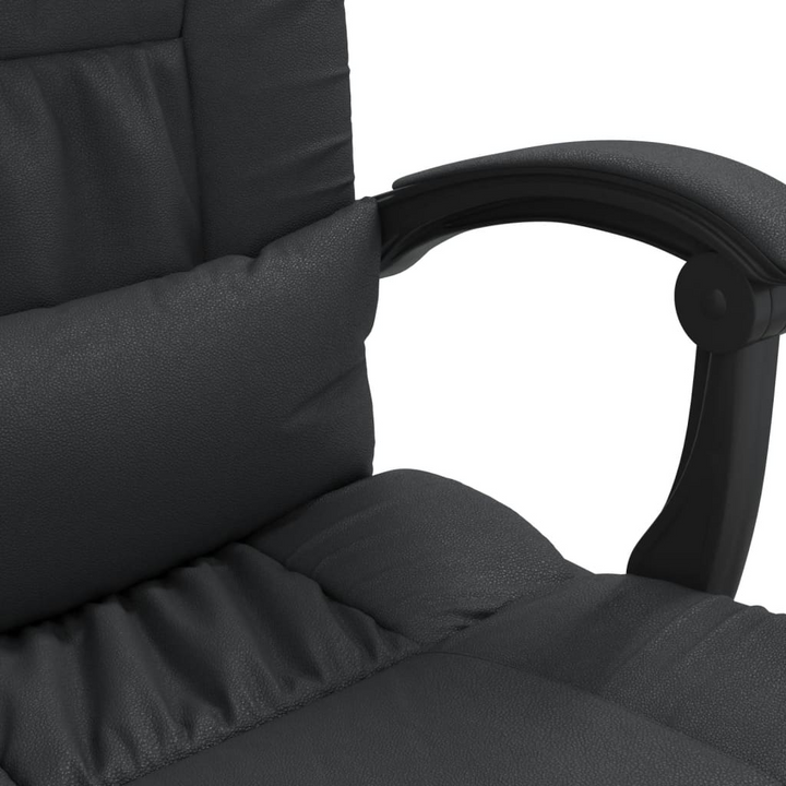 Luxurious Faux Leather Massage Reclining Office Chair - Black | Ergonomic & Adjustable - Premium  from Home Treasures - Just £133.99! Shop now at Home Treasures