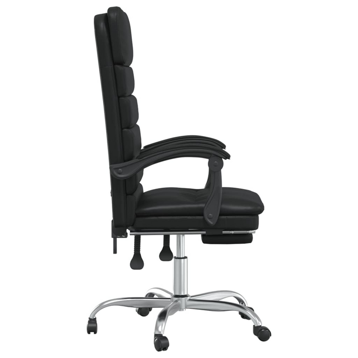 Massage Reclining Office Chair Black Faux Leather - Comfort and Style for Your Workplace - Premium  from Home Treasures - Just £92.99! Shop now at Home Treasures