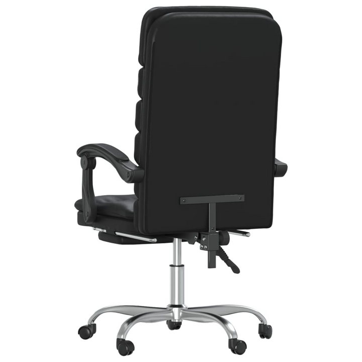 Massage Reclining Office Chair Black Faux Leather - Comfort and Style for Your Workplace - Premium  from Home Treasures - Just £92.99! Shop now at Home Treasures