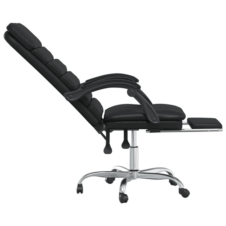 Massage Reclining Office Chair Black Faux Leather - Comfort and Style for Your Workplace - Premium  from Home Treasures - Just £92.99! Shop now at Home Treasures