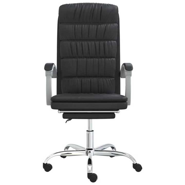 Reclining Office Chair Black Faux Leather - Ergonomic Comfort and Modern Style for Your Workspace - Premium  from Home Treasures - Just £112.99! Shop now at Home Treasures