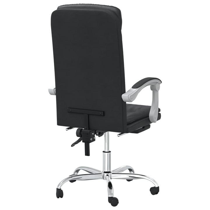 Reclining Office Chair Black Faux Leather - Ergonomic Comfort and Modern Style for Your Workspace - Premium  from Home Treasures - Just £112.99! Shop now at Home Treasures