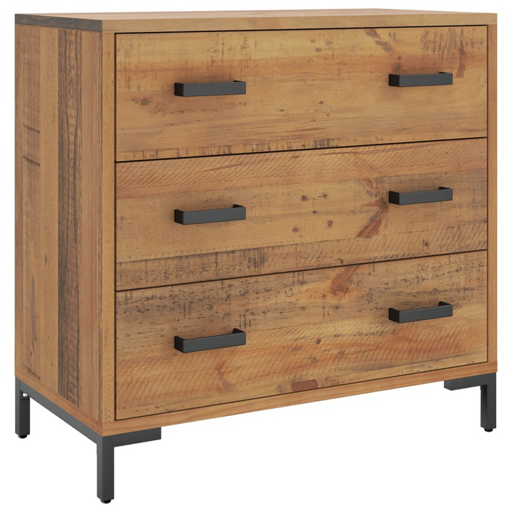 Vintage Recycled Solid Pine Chest of Drawers - 75 x 35 x 70cm | Eco-Friendly Storage Solution - Premium  from Home Treasures - Just £215.99! Shop now at Home Treasures