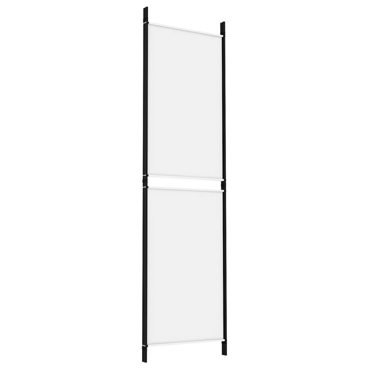 3-Panel Room Divider in White Fabric - 150x180 cm, Foldable Partition for Privacy and Decoration - Premium  from Home Treasures - Just £34.99! Shop now at Home Treasures