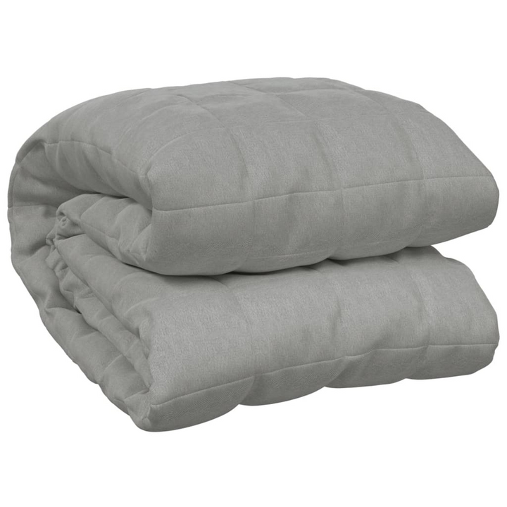 Premium Weighted Blanket - Grey 220x260 cm, 11 kg - Soft, Breathable Cotton Fabric for Restful Sleep - Premium  from Home Treasures - Just £81.99! Shop now at Home Treasures