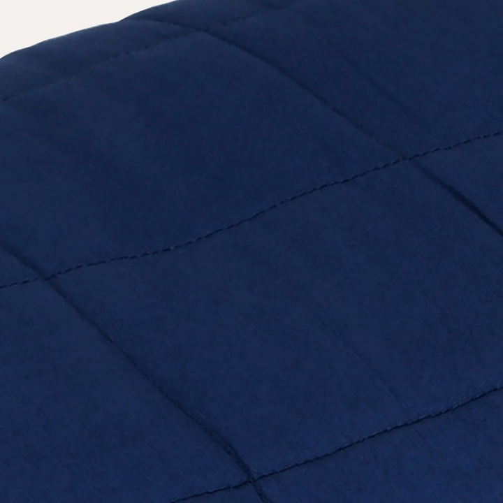 Weighted Blanket 11kg - Calming Therapy for Better Sleep, King Size 220x235 cm, Soft Cotton Fabric, Even Weight Distribution, Blue - Premium  from Home Treasures - Just £80.99! Shop now at Home Treasures