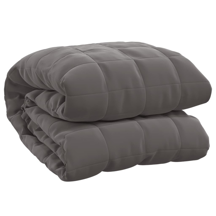 Weighted Blanket - 15 kg, Grey, 235x290 cm, Premium Fabric for Optimal Comfort & Sleep Improvement - Premium  from Home Treasures - Just £100.99! Shop now at Home Treasures