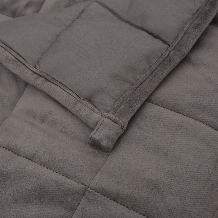 Weighted Blanket - 15 kg, Grey, 235x290 cm, Premium Fabric for Optimal Comfort & Sleep Improvement - Premium  from Home Treasures - Just £100.99! Shop now at Home Treasures