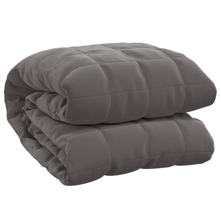 Weighted Blanket - Grey, 220x260 cm, 11kg - Premium Fabric for Comfortable Sleep - Premium  from Home Treasures - Just £80.99! Shop now at Home Treasures