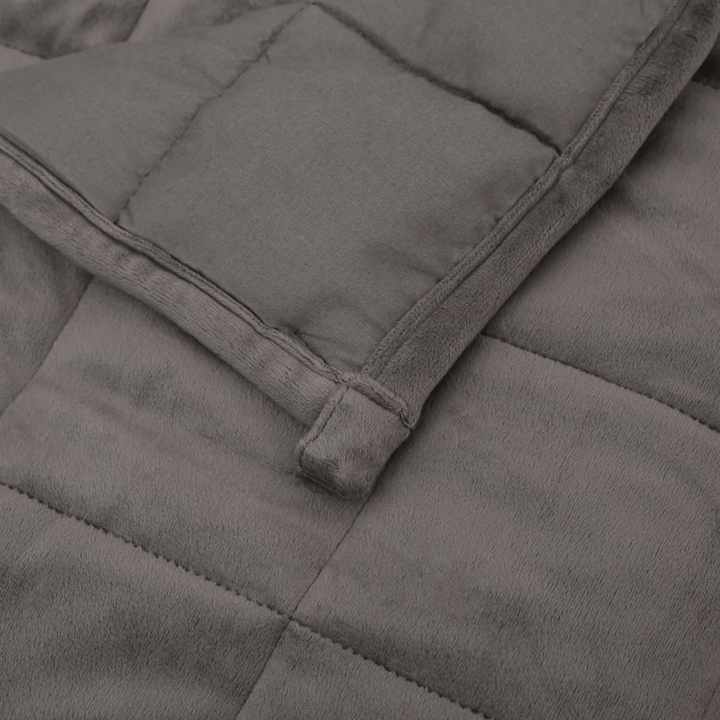 Weighted Blanket - Grey, 220x260 cm, 11kg - Premium Fabric for Comfortable Sleep - Premium  from Home Treasures - Just £80.99! Shop now at Home Treasures