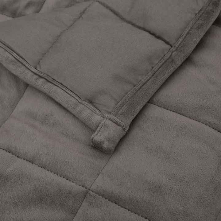 Weighted Blanket in Grey, 220x260 cm, 15 kg, Premium Fabric for Better Sleep - Premium  from Home Treasures - Just £89.99! Shop now at Home Treasures