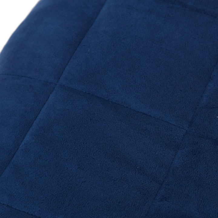 Weighted Blanket with Even Distribution - Blue, 138x200 cm, Single, 6 kg, Comfortable Fabric - Premium  from Home Treasures - Just £63.99! Shop now at Home Treasures