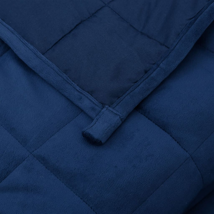 Weighted Blanket with Even Distribution - Blue, 138x200 cm, Single, 6 kg, Comfortable Fabric - Premium  from Home Treasures - Just £63.99! Shop now at Home Treasures