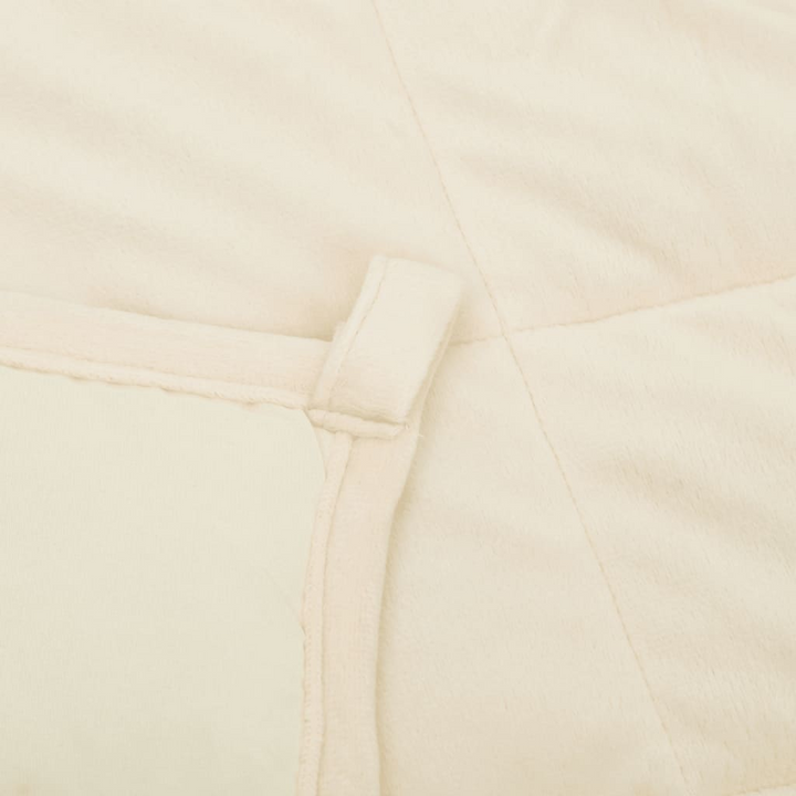 Weighted Blanket in Light Cream - 200x225 cm, 9 kg - Premium Fabric for Better Sleep - Premium  from Home Treasures - Just £83.99! Shop now at Home Treasures