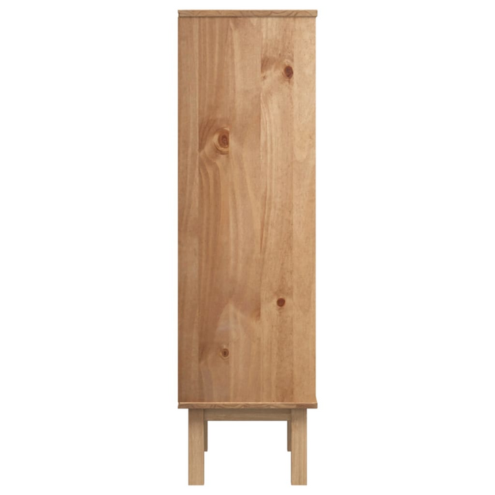 OTTA Shoe Cabinet with 3 Drawers - Brown Solid Pine Wood Shoe Storage Organizer - Premium  from Home Treasures - Just £171.99! Shop now at Home Treasures