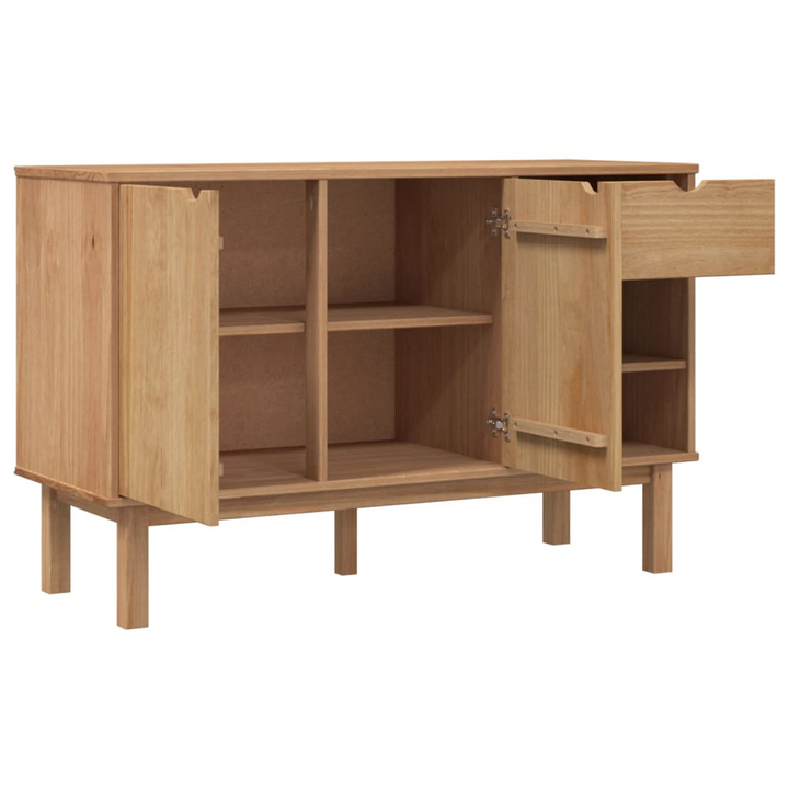 OTTA Solid Wood Pine Sideboard - 114x43x73.5 cm | Scandinavian Design | Ample Storage with Drawer and Compartments - Premium  from Home Treasures - Just £179.99! Shop now at Home Treasures