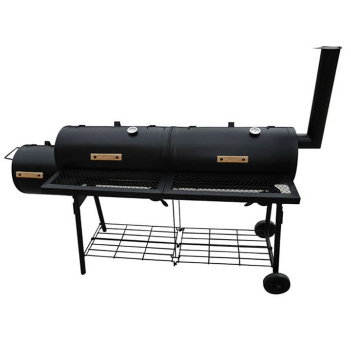 Nevada Smoker BBQ XL in Black - Versatile 2-in-1 Grill & Smoker with Built-In Thermometer & Ample Cooking Space - Premium BBQ from Home Treasures - Just £321.99! Shop now at Home Treasures