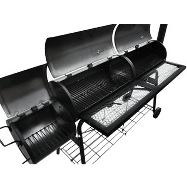 Nevada Smoker BBQ XL in Black - Versatile 2-in-1 Grill & Smoker with Built-In Thermometer & Ample Cooking Space - Premium BBQ from Home Treasures - Just £321.99! Shop now at Home Treasures