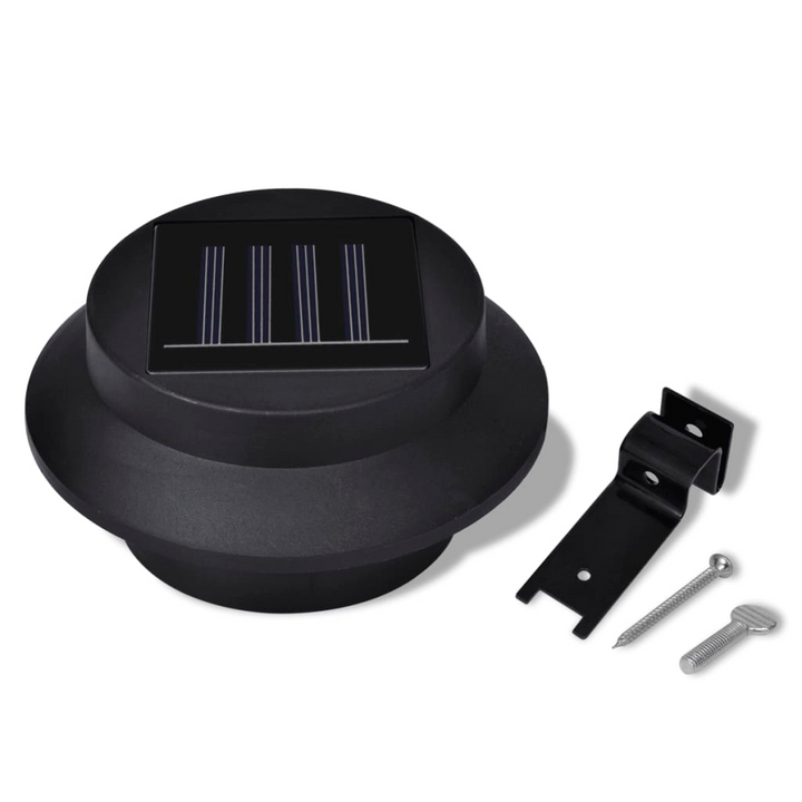 Outdoor Solar Lamp Set of 6 (Black) - Energy-efficient, Easy Installation & Maintenance-Free - Premium  from Home Treasures - Just £47.99! Shop now at Home Treasures