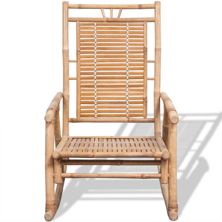 Bamboo Rocking Chair - Durable & Stylish Indoor/Outdoor Seating - Premium  from Home Treasures - Just £105.99! Shop now at Home Treasures