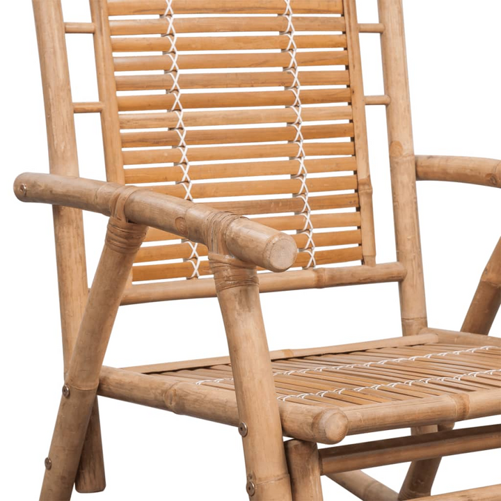 Bamboo Rocking Chair - Durable & Stylish Indoor/Outdoor Seating - Premium  from Home Treasures - Just £105.99! Shop now at Home Treasures