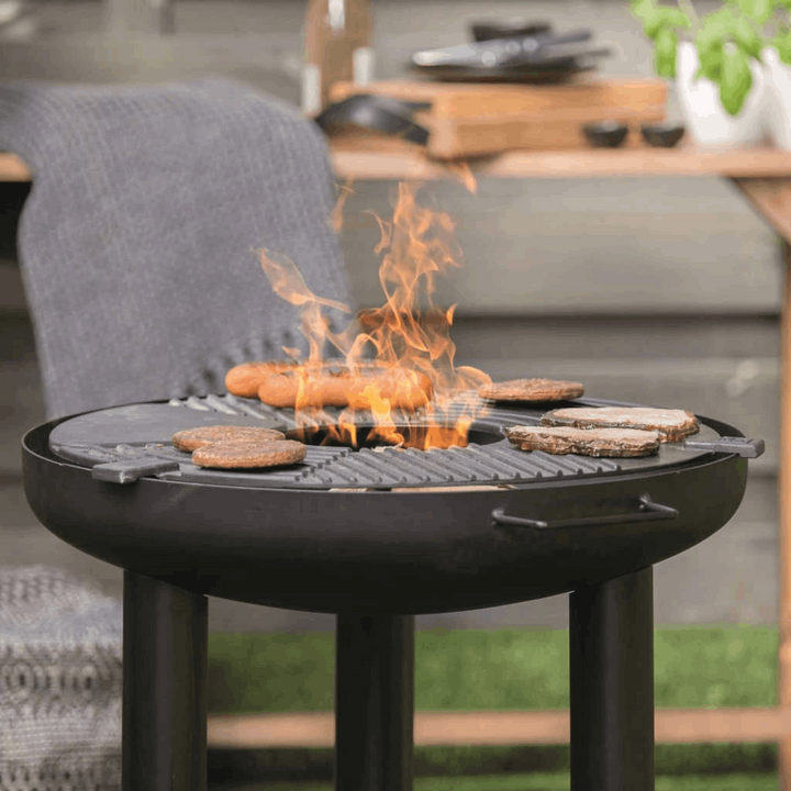 Premium BBQ Plancha Grill (Black) with Removable Cast Iron Plate - Ideal for Picnics, Parties, and Camping - Premium BBQ from Home Treasures - Just £249.99! Shop now at Home Treasures