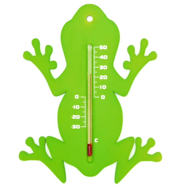 Charming Frog-Shaped Nature Outdoor Wall Thermometer - Weather-Resistant ABS Plastic - Perfect for Garden, Patio, or Balcony - Premium  from Home Treasures - Just £15.99! Shop now at Home Treasures