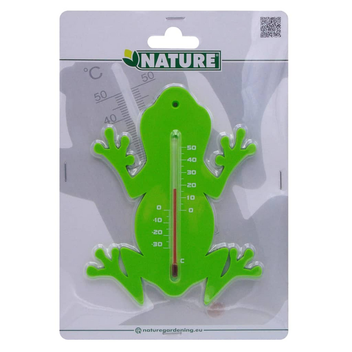 Charming Frog-Shaped Nature Outdoor Wall Thermometer - Weather-Resistant ABS Plastic - Perfect for Garden, Patio, or Balcony - Premium  from Home Treasures - Just £15.99! Shop now at Home Treasures