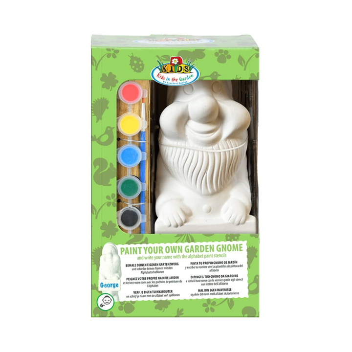 Esschert Design DIY Garden Gnome with Paint - Unleash Your Creativity with This Fun, Kid-Friendly Craft Kit - Premium  from Home Treasures - Just £28.99! Shop now at Home Treasures