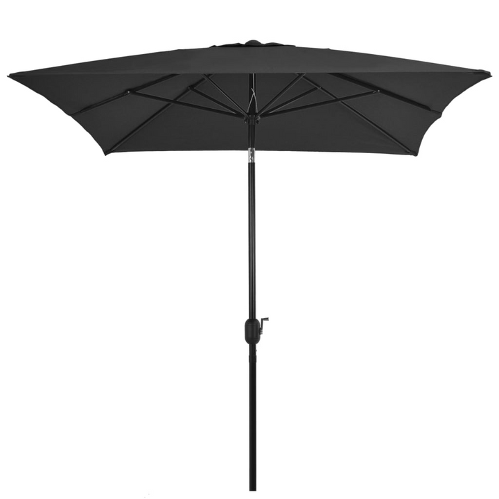 Outdoor Parasol with Tilt Function and Crank System, 300x200 cm, Anthracite - UV Protection & Durable Steel Pole - Premium  from Home Treasures - Just £64.99! Shop now at Home Treasures