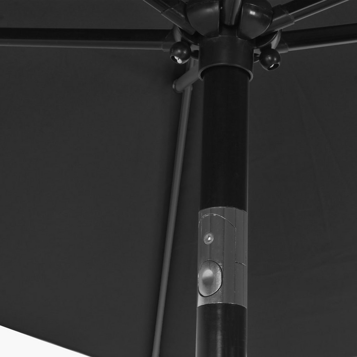 Outdoor Parasol with Tilt Function and Crank System, 300x200 cm, Anthracite - UV Protection & Durable Steel Pole - Premium  from Home Treasures - Just £64.99! Shop now at Home Treasures