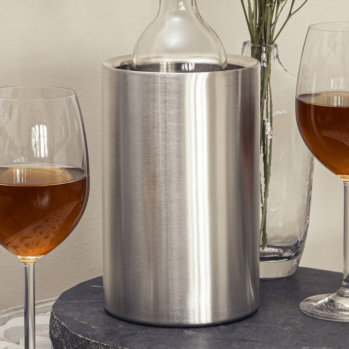 Elegant Stainless Steel Wine Cooler – 12.5 x 19 cm | Perfectly Chilled Wine Every Time - Premium  from Home Treasures - Just £21.99! Shop now at Home Treasures