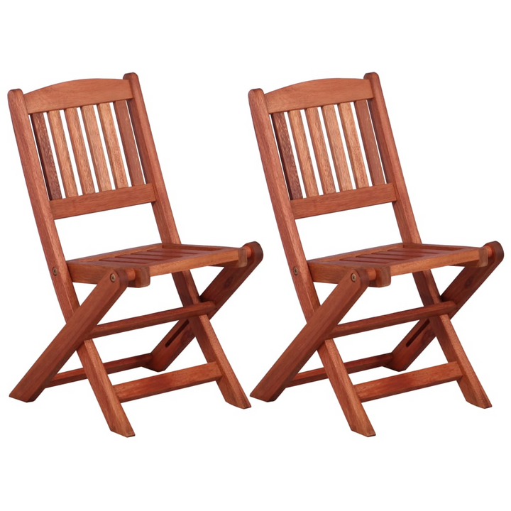 Children's Bistro Set | Solid Eucalyptus Wood | Outdoor Folding Dining Table and Chairs - Premium  from Home Treasures - Just £77.99! Shop now at Home Treasures