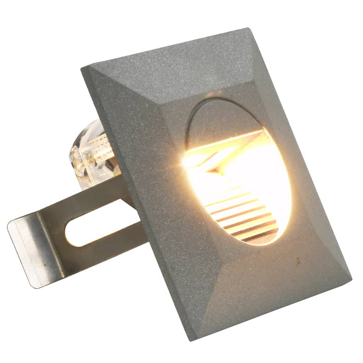 Elegant Silver Square Outdoor LED Wall Lights, Set of 6 – Weather-Proof & Energy Efficient - Premium  from Home Treasures - Just £78.99! Shop now at Home Treasures