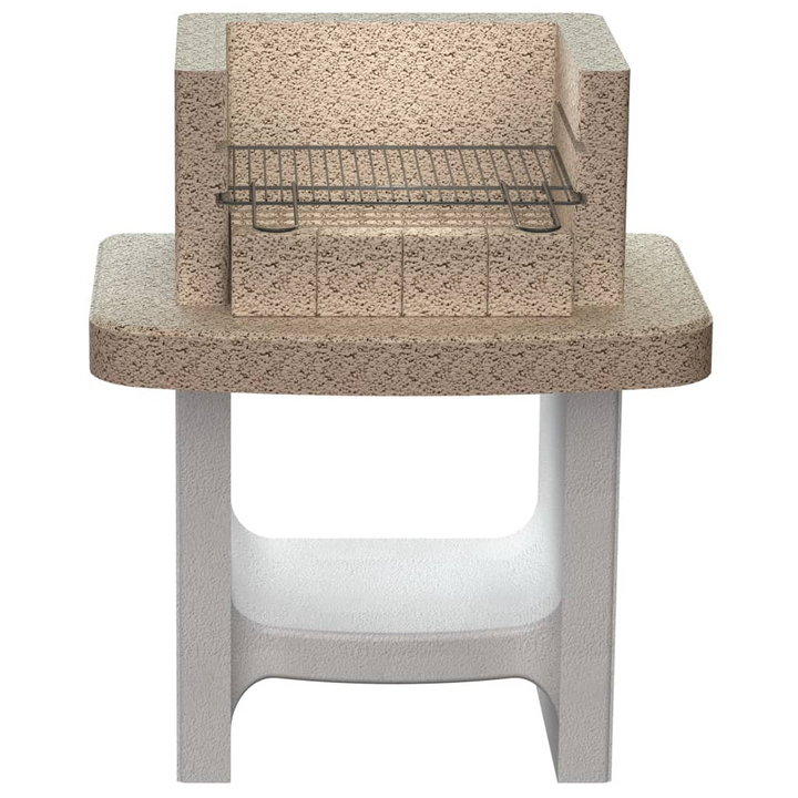 Concrete Charcoal BBQ Stand with Adjustable Shelf - Durable and Customizable Outdoor Grill Station for Your Garden or Patio - Premium  from Home Treasures - Just £965.99! Shop now at Home Treasures