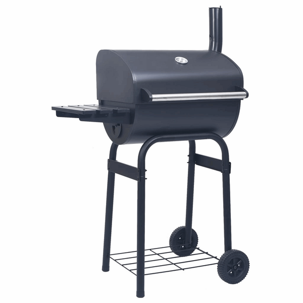 Heavy-Duty Charcoal BBQ Grill Smoker with Bottom Shelf  in Black - Portable & Durable - Premium  from Home Treasures - Just £147.99! Shop now at Home Treasures