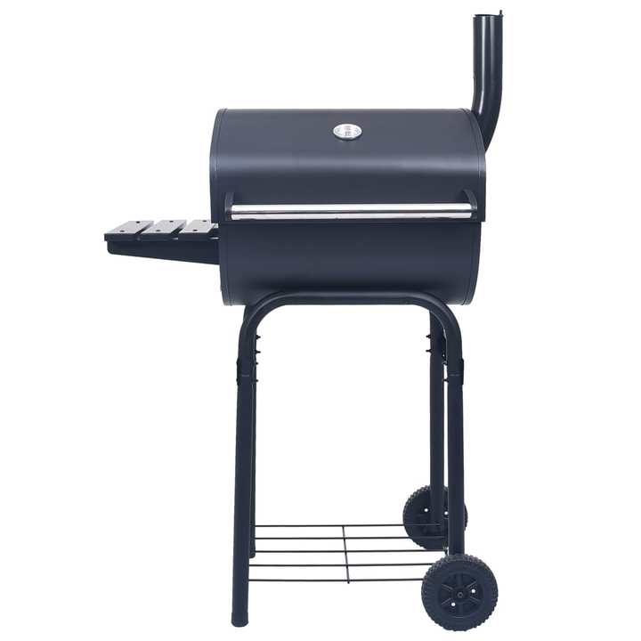 Heavy-Duty Charcoal BBQ Grill Smoker with Bottom Shelf  in Black - Portable & Durable - Premium  from Home Treasures - Just £147.99! Shop now at Home Treasures