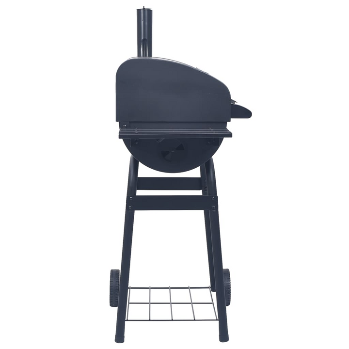 Heavy-Duty Charcoal BBQ Grill Smoker with Bottom Shelf  in Black - Portable & Durable - Premium  from Home Treasures - Just £147.99! Shop now at Home Treasures