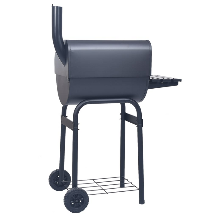 Heavy-Duty Charcoal BBQ Grill Smoker with Bottom Shelf  in Black - Portable & Durable - Premium  from Home Treasures - Just £147.99! Shop now at Home Treasures