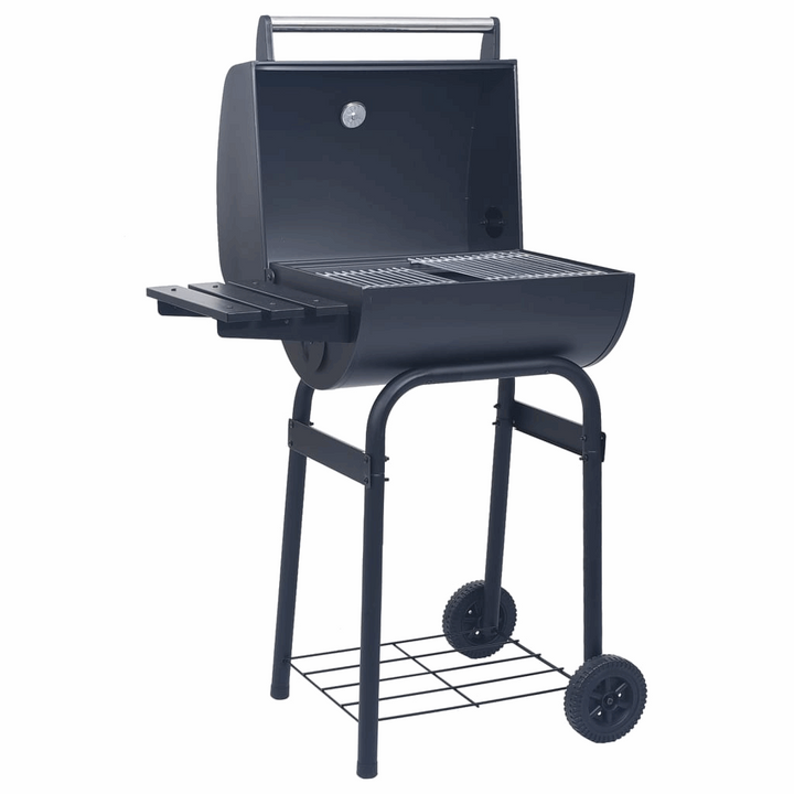 Heavy-Duty Charcoal BBQ Grill Smoker with Bottom Shelf  in Black - Portable & Durable - Premium  from Home Treasures - Just £147.99! Shop now at Home Treasures