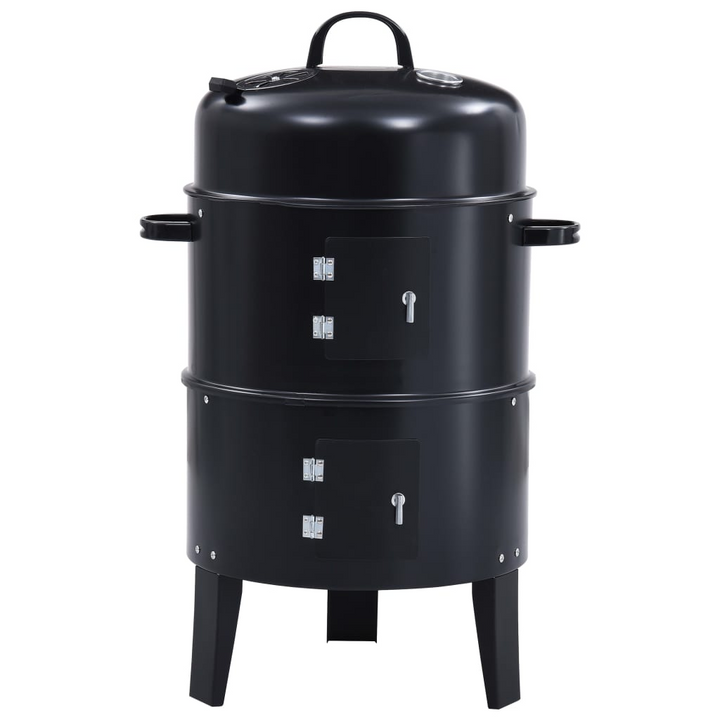 3-in-1 Charcoal Smoker BBQ Grill - 40 x 80cm, Ideal for Grilling, Smoking, and Cooking - Premium  from Home Treasures - Just £82.99! Shop now at Home Treasures