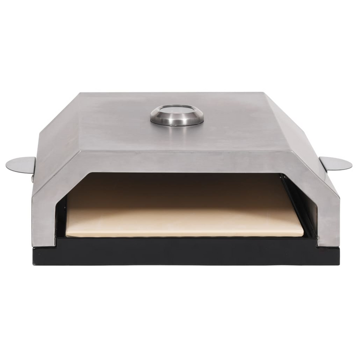 Premium Pizza Oven with Ceramic Stone for Gas & Charcoal BBQ - Perfect for Outdoor Parties - Premium  from Home Treasures - Just £83.99! Shop now at Home Treasures