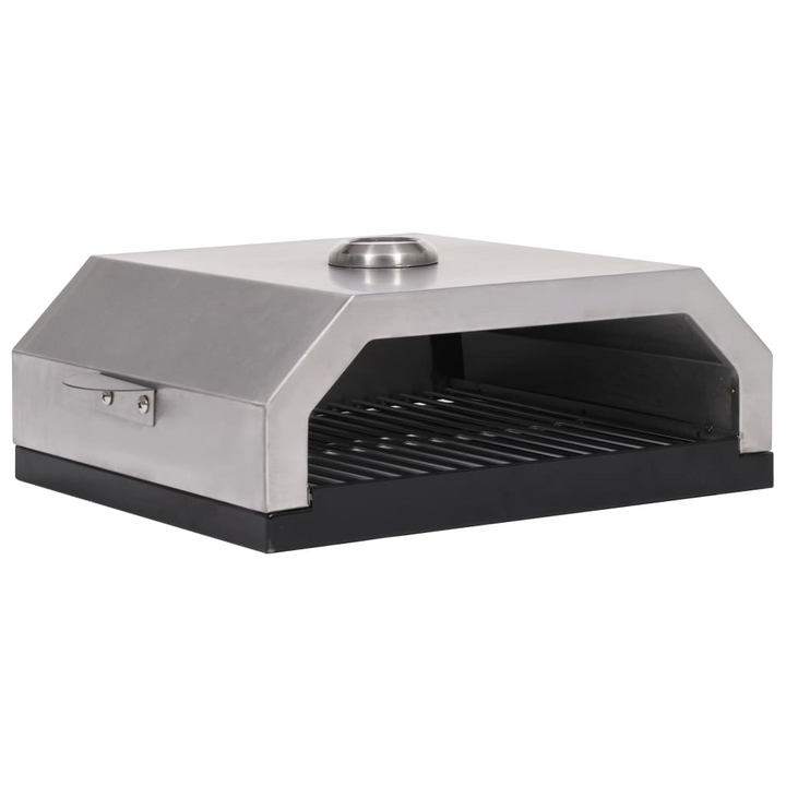 Premium Pizza Oven with Ceramic Stone for Gas & Charcoal BBQ - Perfect for Outdoor Parties - Premium  from Home Treasures - Just £83.99! Shop now at Home Treasures