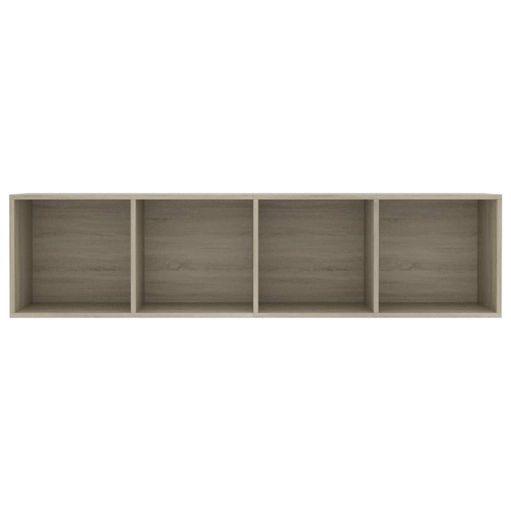 Versatile Sonoma Oak Book Cabinet/TV Cabinet - 143x30x36cm | Stylish & Durable Storage Solution - Premium  from Home Treasures - Just £52.99! Shop now at Home Treasures