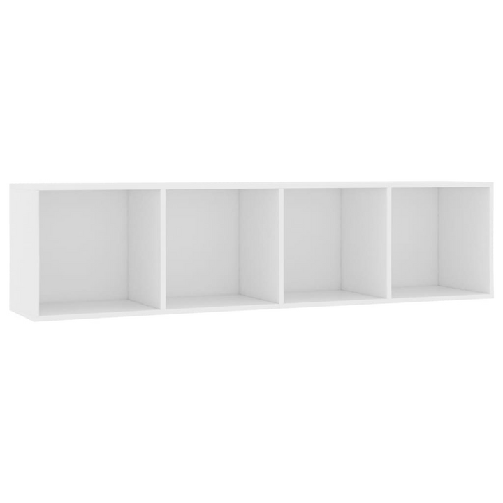 Stylish White Book Cabinet/TV Stand - Multi-functional Storage Solution (143 x 30 x 36cm) - Premium  from Home Treasures - Just £64.99! Shop now at Home Treasures