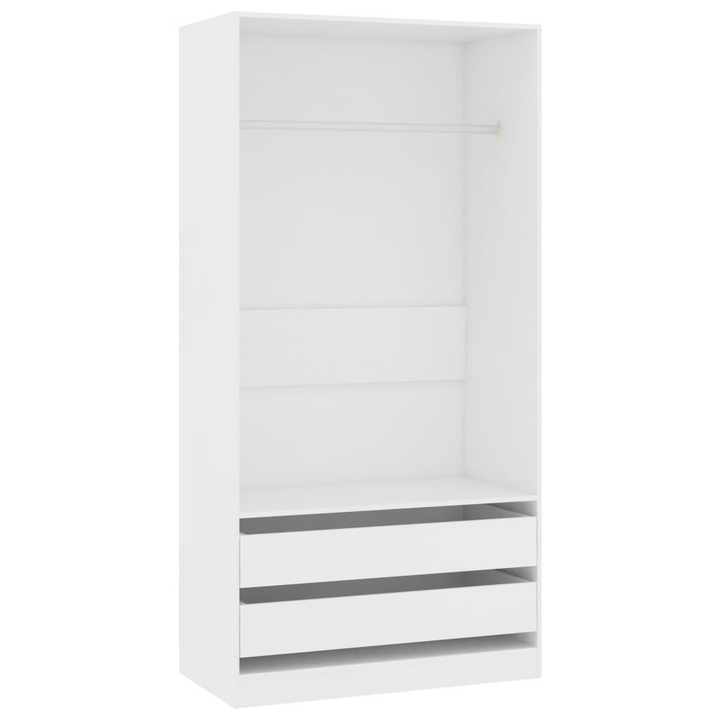 Sturdy and Chic Open Wardrobe (White) - 100 x 50 x 200 cm | Perfect Storage Solution for Clothes & Accessories - Premium  from Home Treasures - Just £205.99! Shop now at Home Treasures