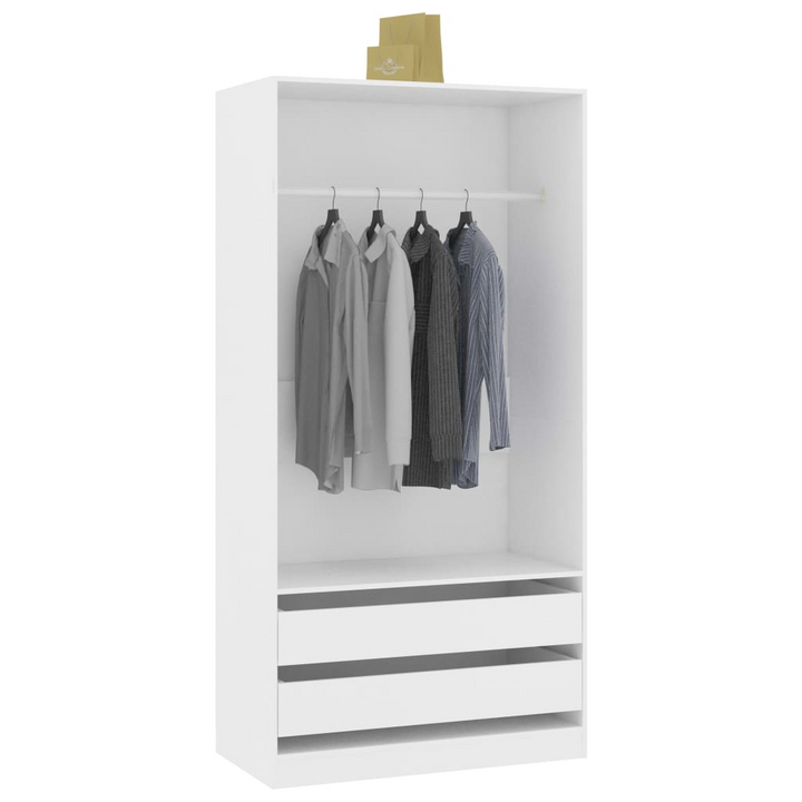 Sturdy and Chic Open Wardrobe (White) - 100 x 50 x 200 cm | Perfect Storage Solution for Clothes & Accessories - Premium  from Home Treasures - Just £205.99! Shop now at Home Treasures