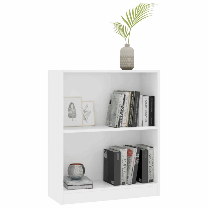 Modern White Bookshelf - Compact & Functional | 60 x 24 x 74.5cm | Enhance Your Living Space - Premium  from Home Treasures - Just £40.99! Shop now at Home Treasures